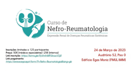 Curso de Nefro-Reumatologia acontece já esta semana